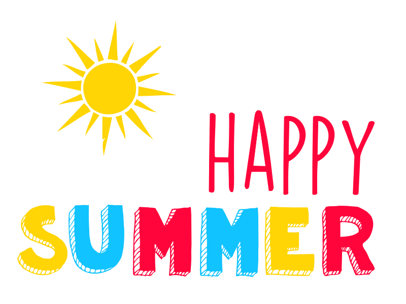 text: happy summer